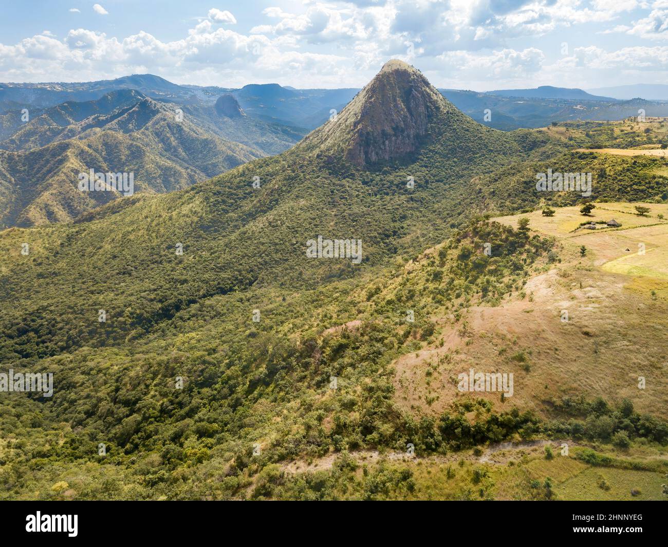 Rift Valley in Abelti, Ethiopia Stock Photo