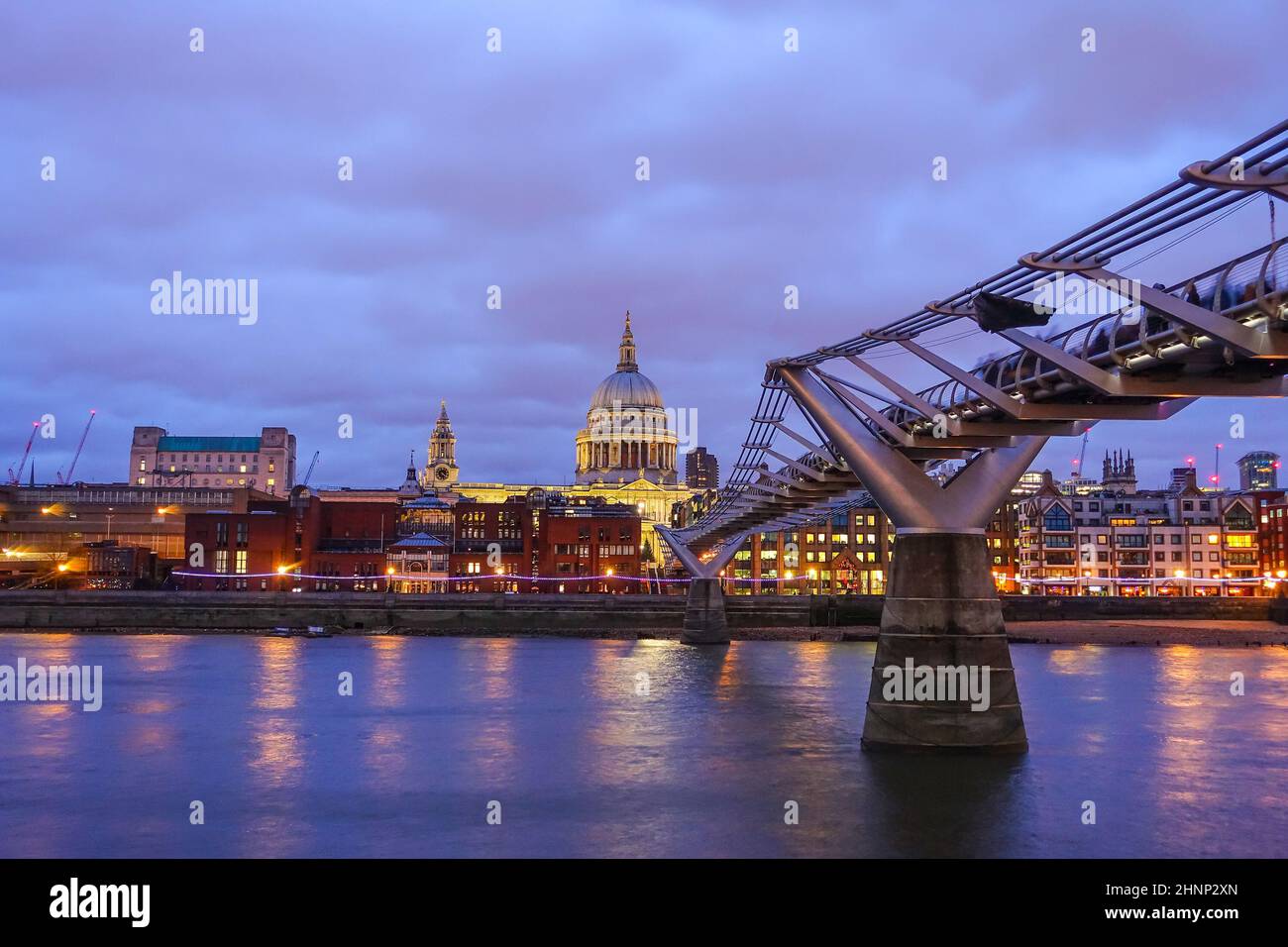 St Paul's Cathedral and London skyline Stock Photo