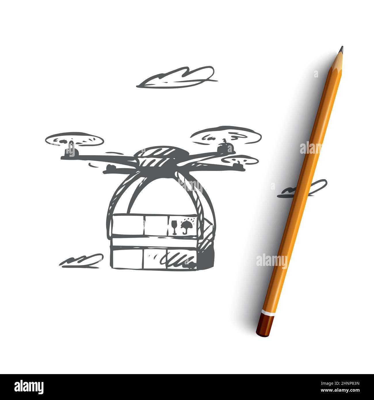 4153 Drone Sketch Images Stock Photos  Vectors  Shutterstock