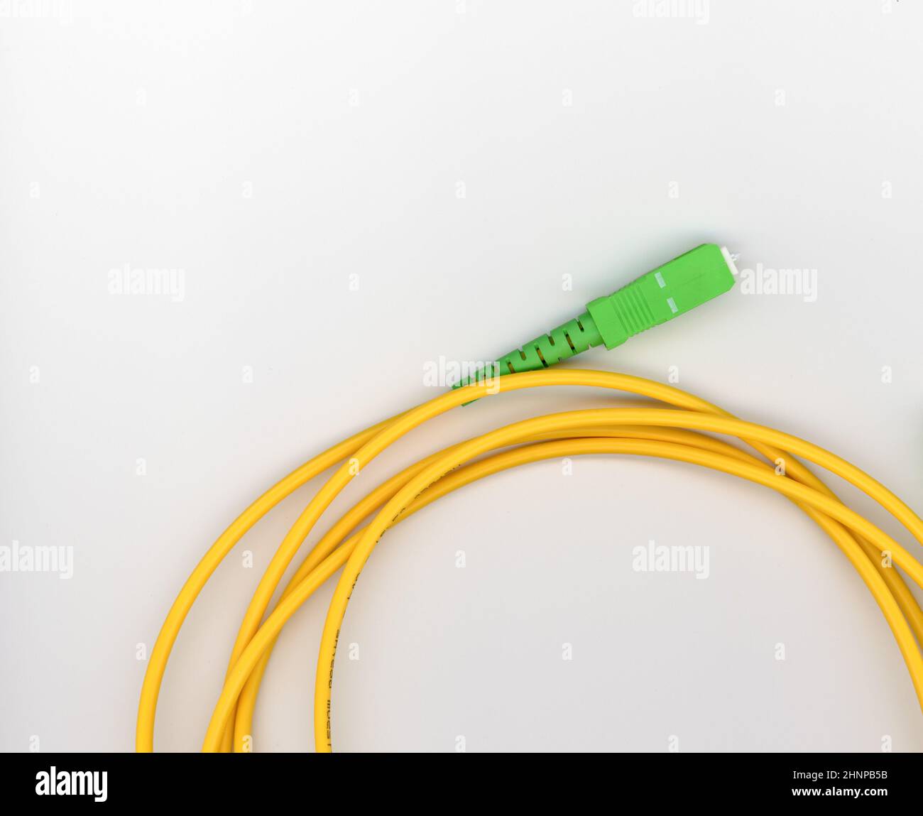 optical fiber patch cable Stock Photo