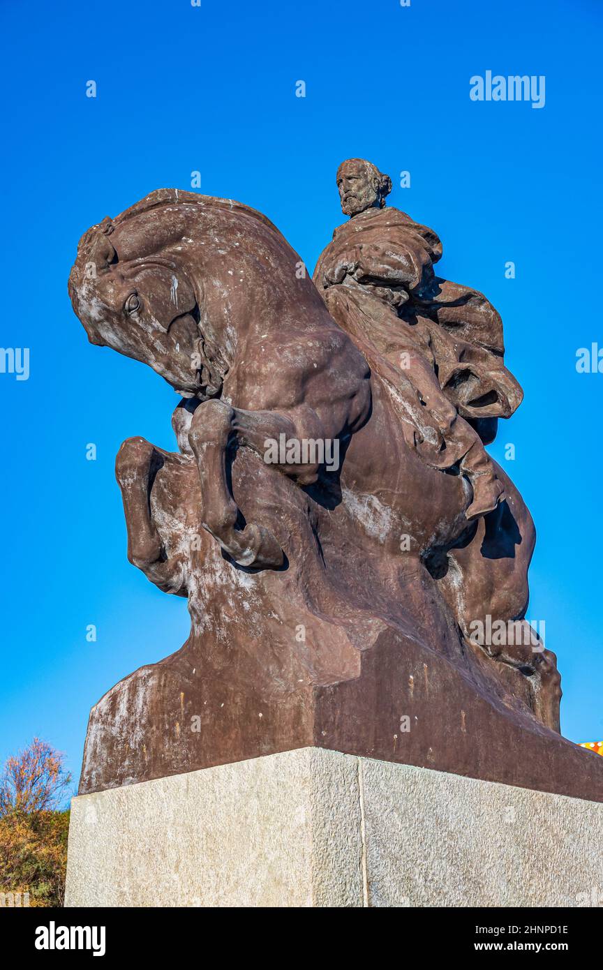 Statue of Garibaldi Stock Photo