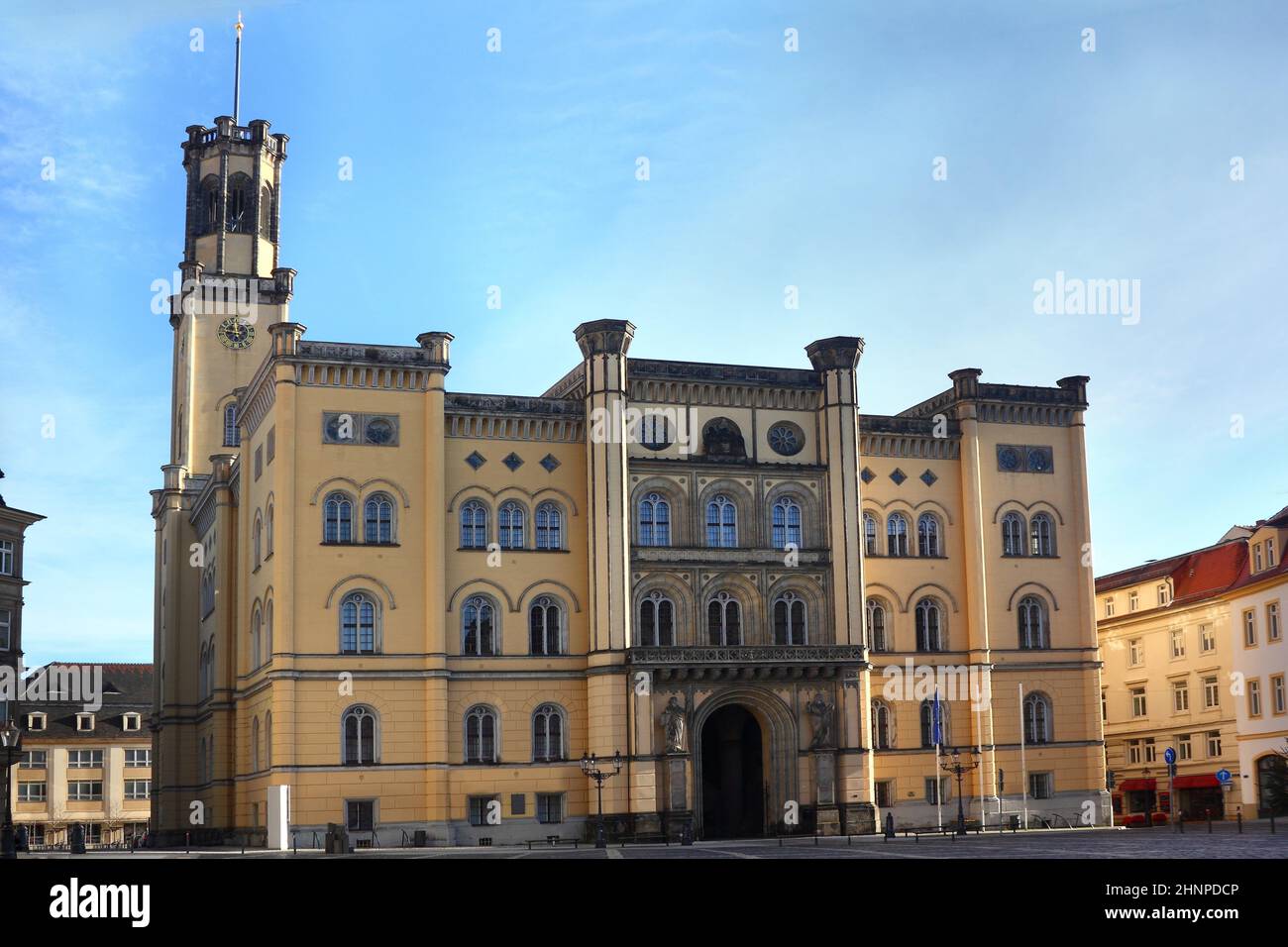 Town hall in Zittau Stock Photo