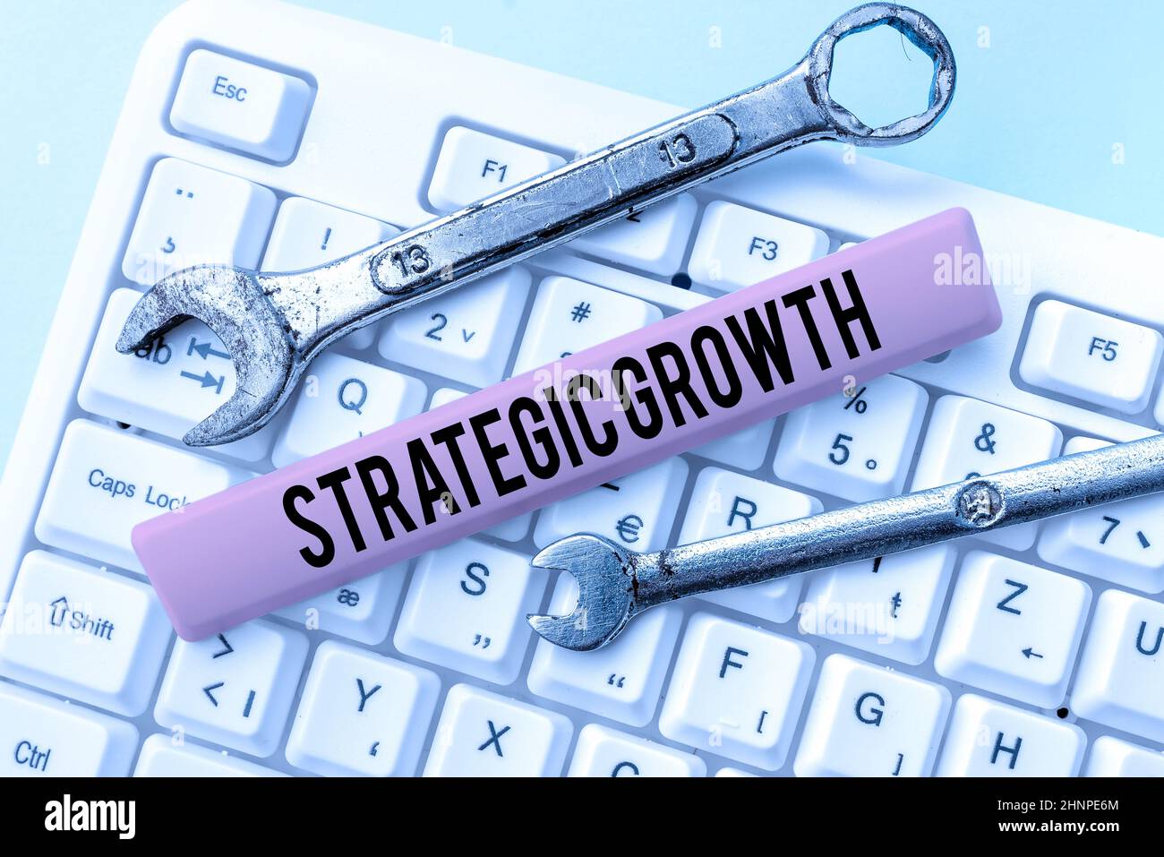 Conceptual display Strategic Growth. Internet Concept create plan or ...