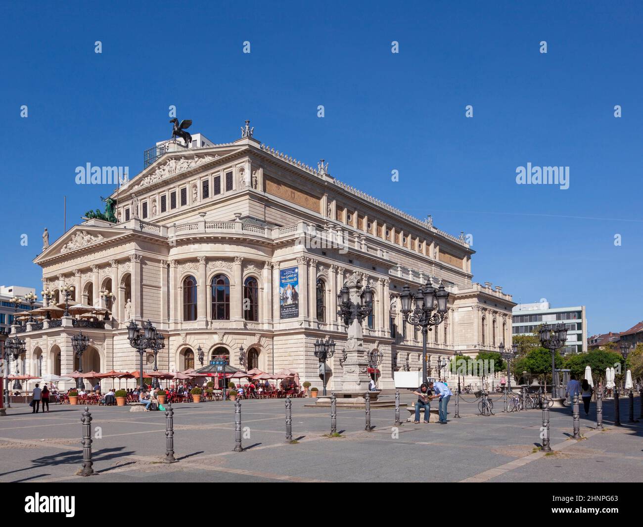 famous Opera house in Frankfurt, the Alte Oper, Germany Stock Photo