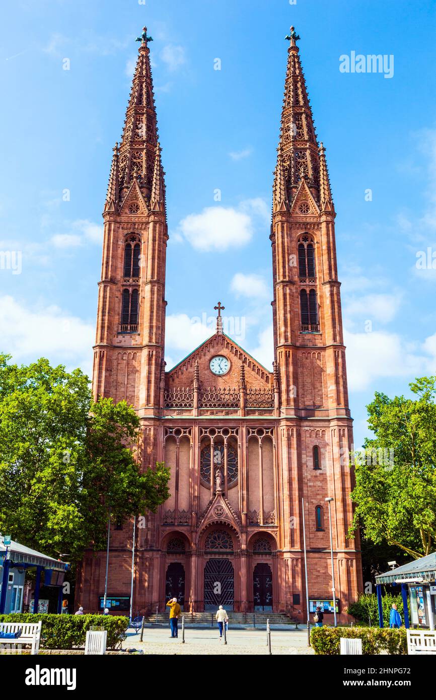 St Bonifatius Church in Wiesbaden, Germany Stock Photo