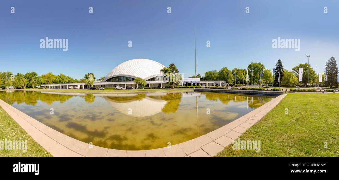 The Concert and Congress Hall Jahrhunderthalle FrankfurtHoechst Stock