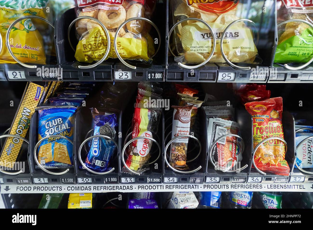 Snacks Vending Machine Stock Photo - Alamy