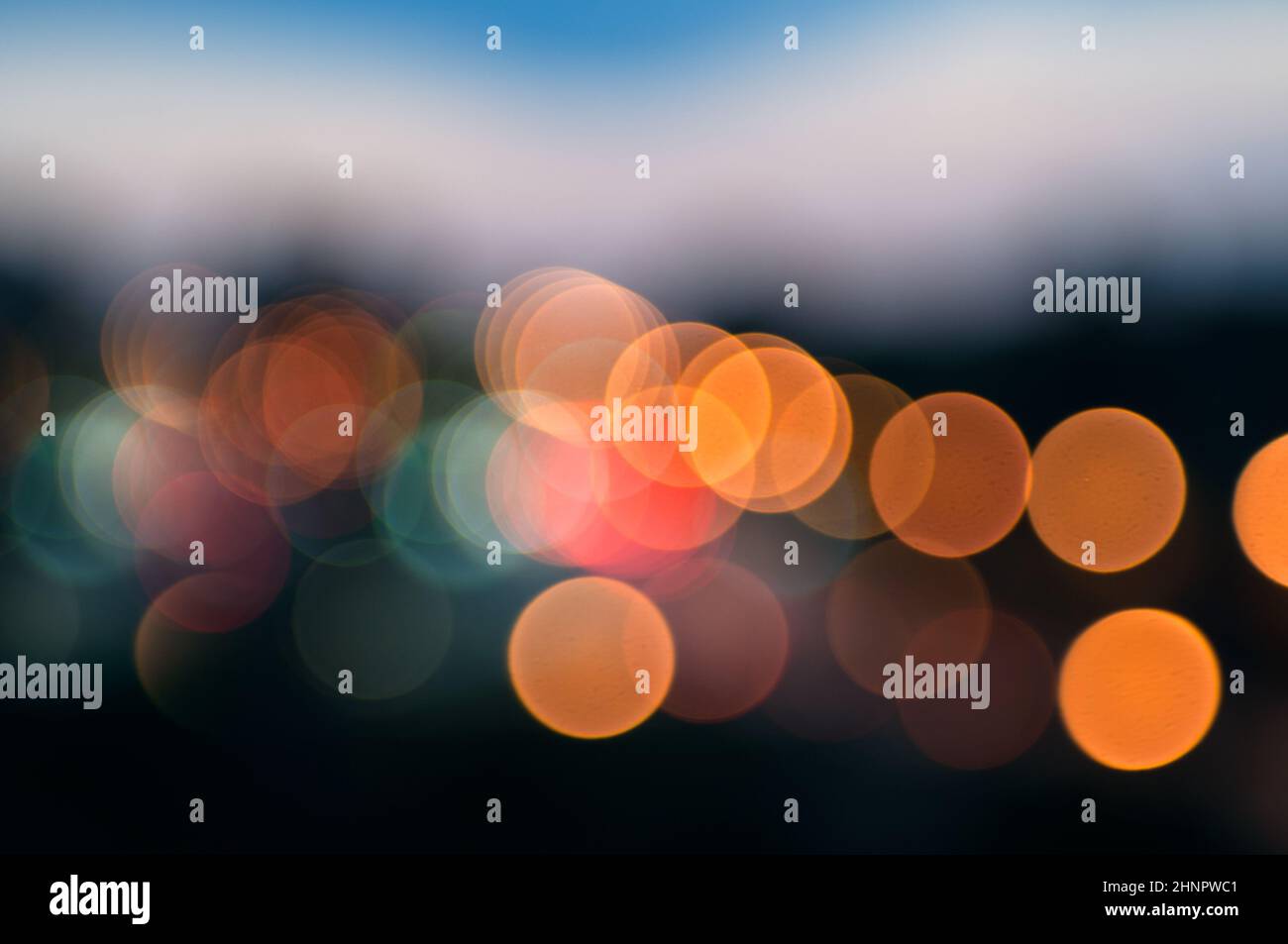 Soft orange lights glow in hi-res stock photography and images - Alamy