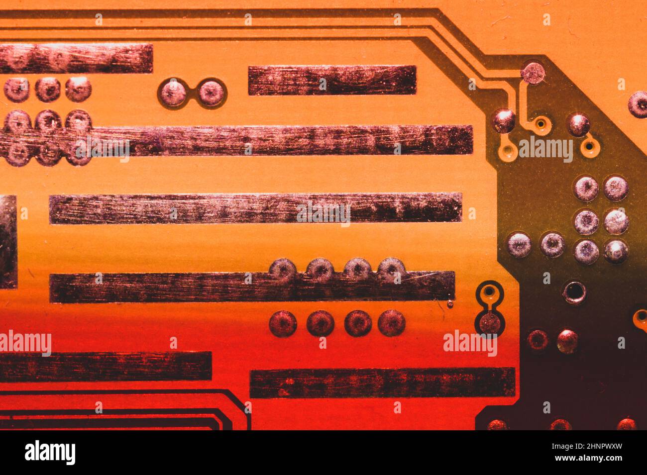 Circuit board abstract background. computer motherboard close up ...