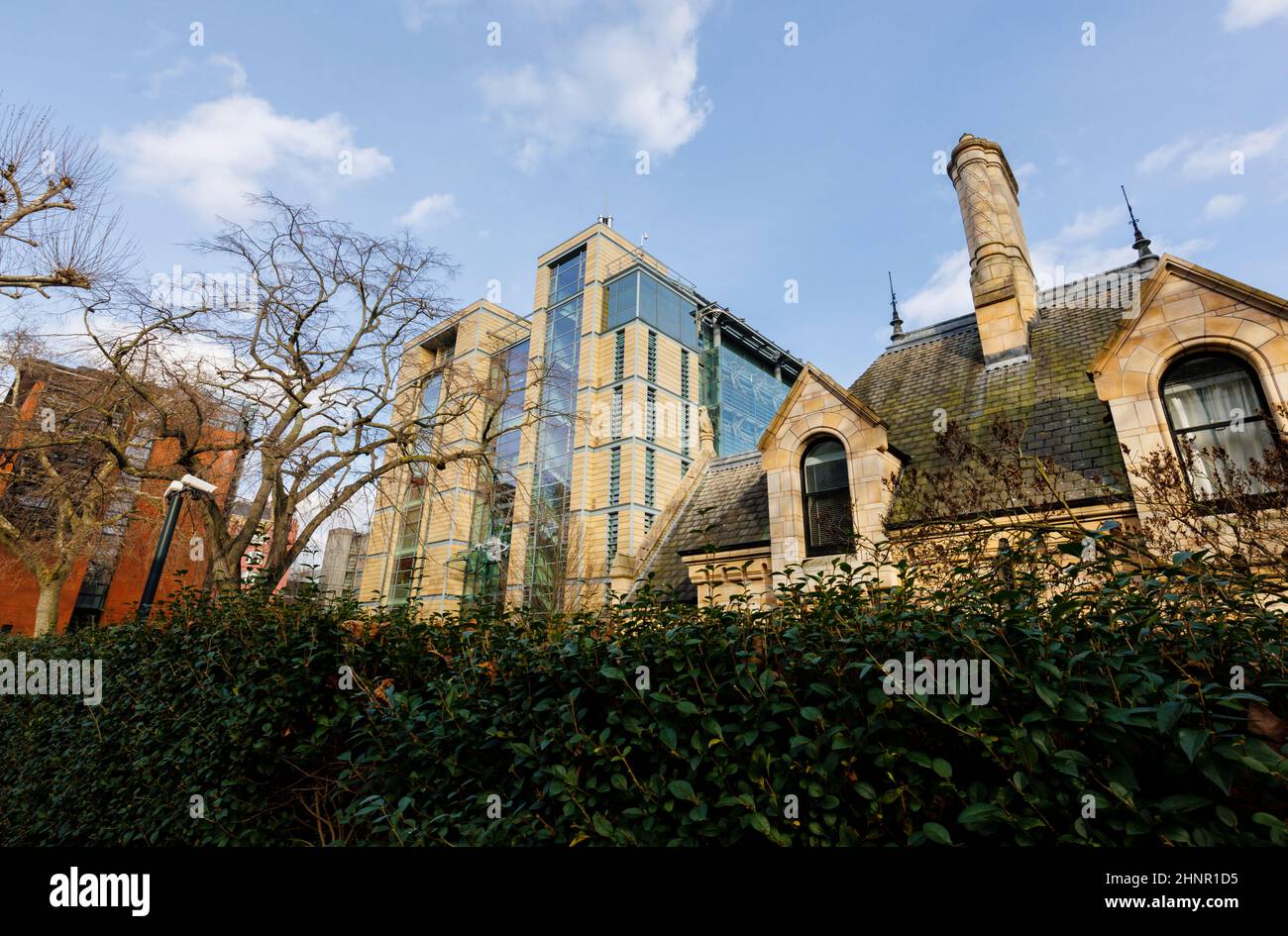 The modern Darwin Centre of the Natural History Museum, South Kensington, London, viewed from Queen's Gate Stock Photo