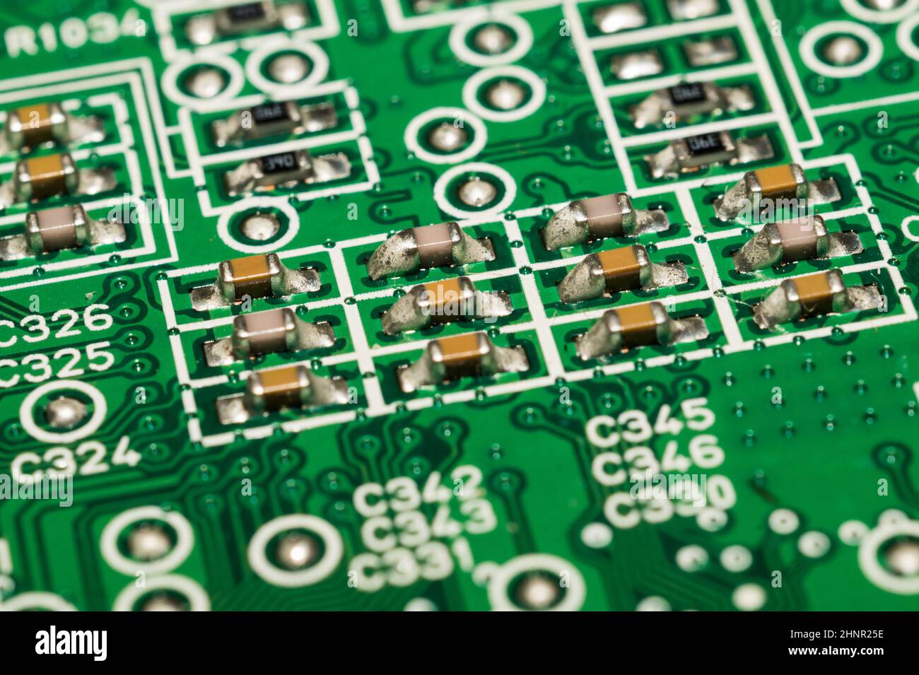 Electronic circuit board abstract background. computer motherboard ...