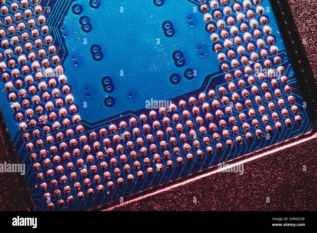 Processor pins macro. computer motherboard close up. cpu pins on a ...