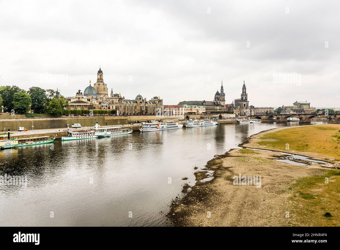 Dresden is one of the most beautiful cities in Germany Stock Photo
