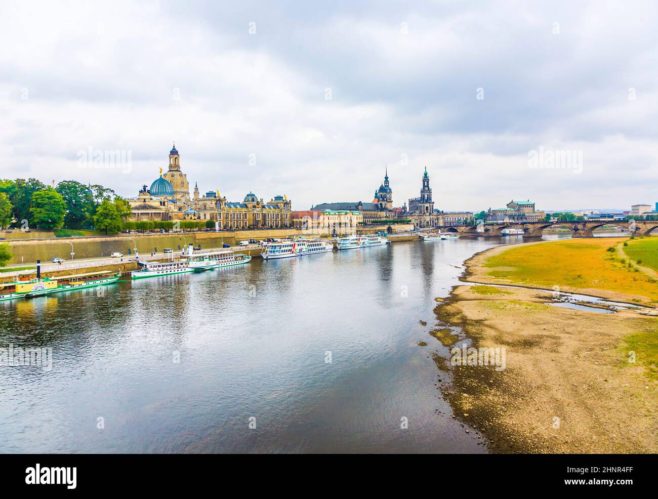 Dresden is one of the most beautiful cities in Germany Stock Photo