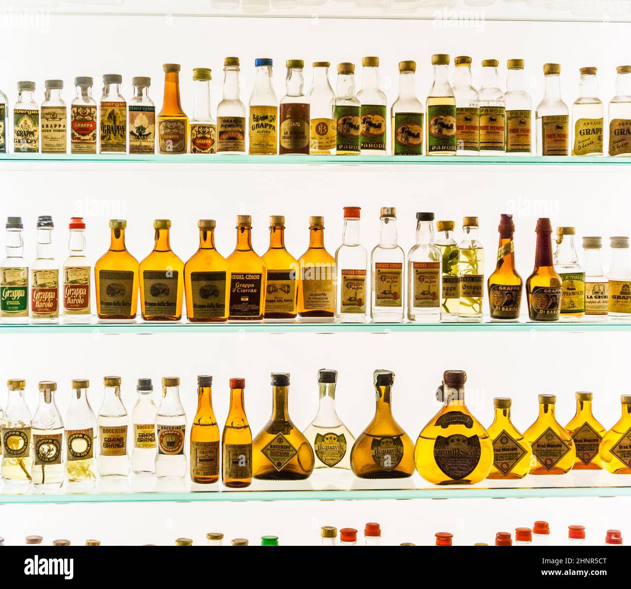 Grappa bottles hi-res stock photography and images - Alamy