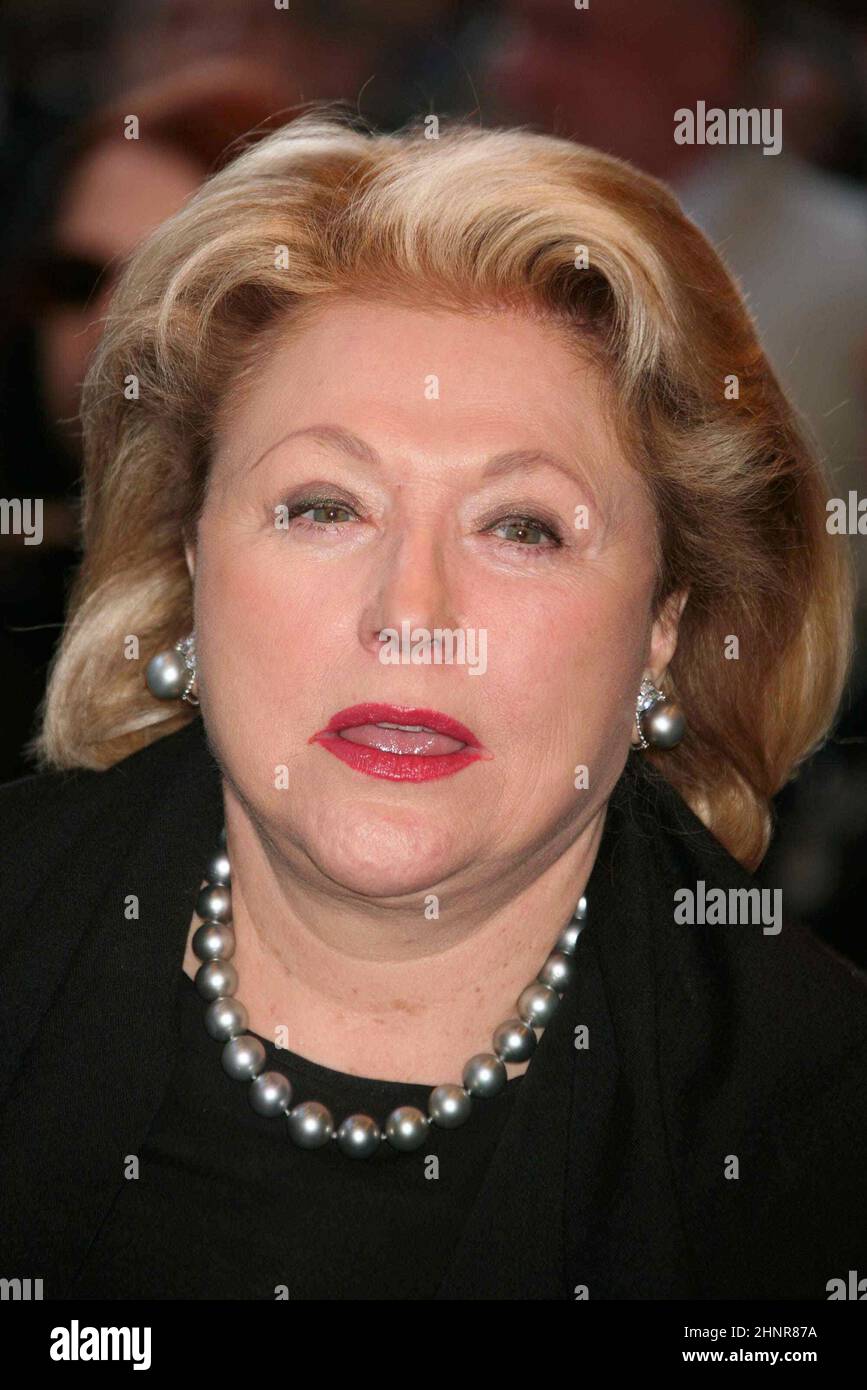 Barbara Taylor Bradford arriving at the opening night of 'Festen' at the Music Box Theatre in New York City on April 9, 2006.  Photo Credit: Henry McGee/MediaPunch Stock Photo