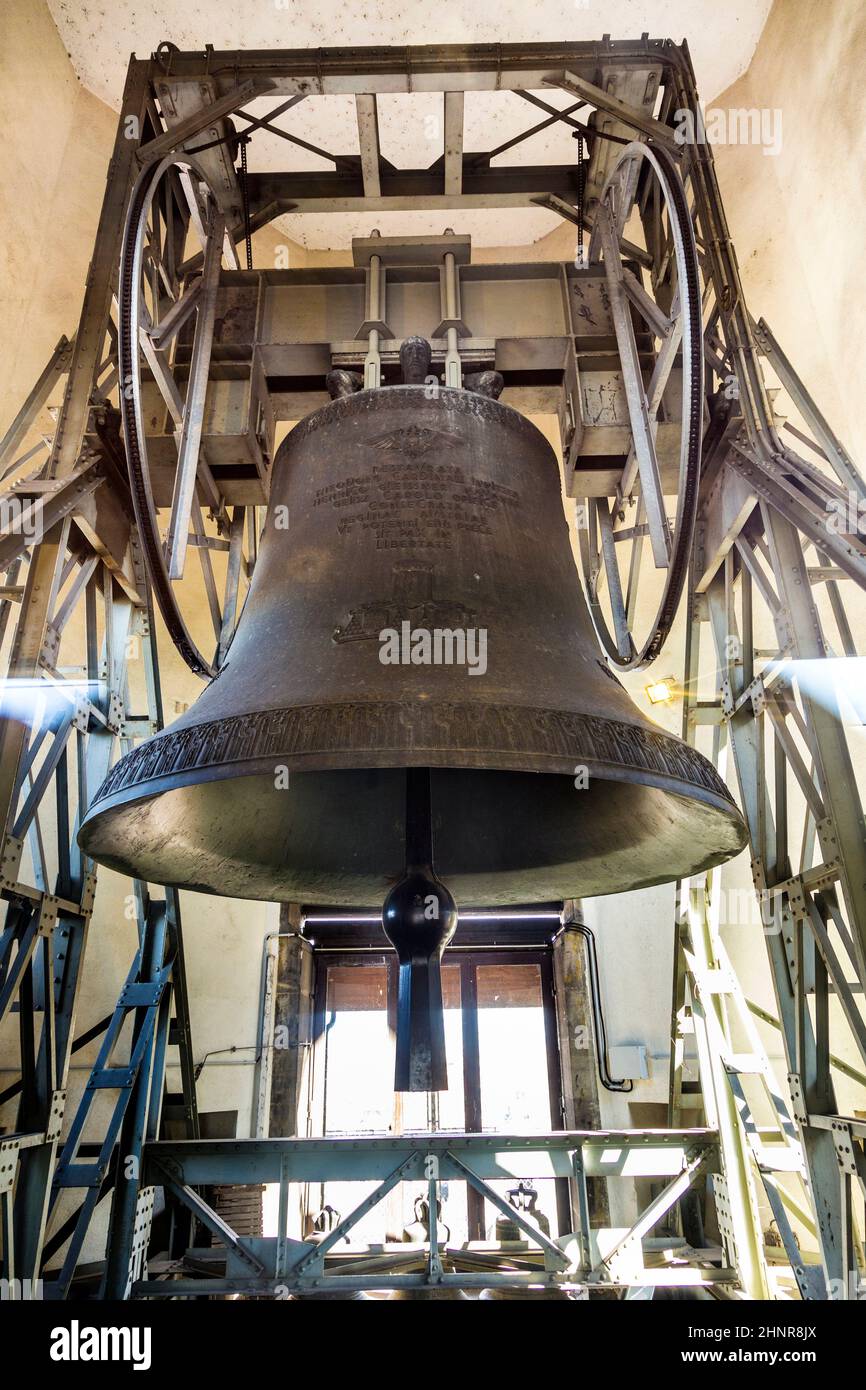 famous bell new Pummerin in the Stephansdom Stock Photo