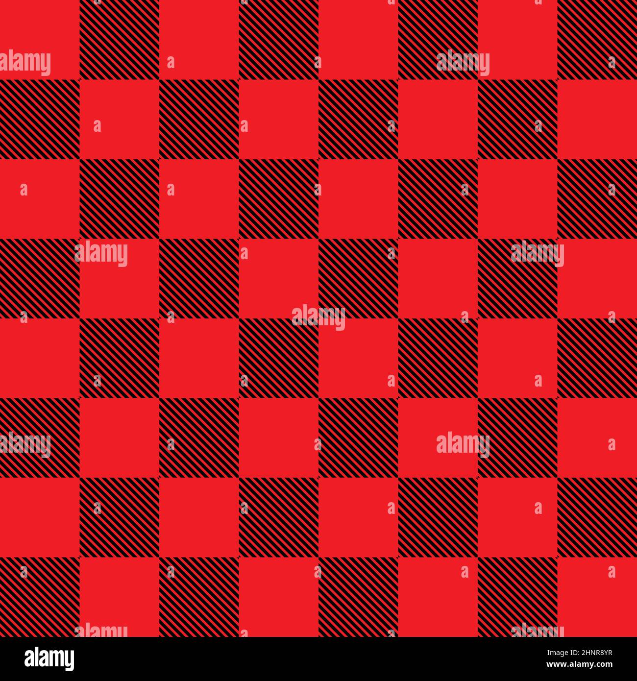 Red and black Scotland textile seamless pattern. Fabric texture check ...