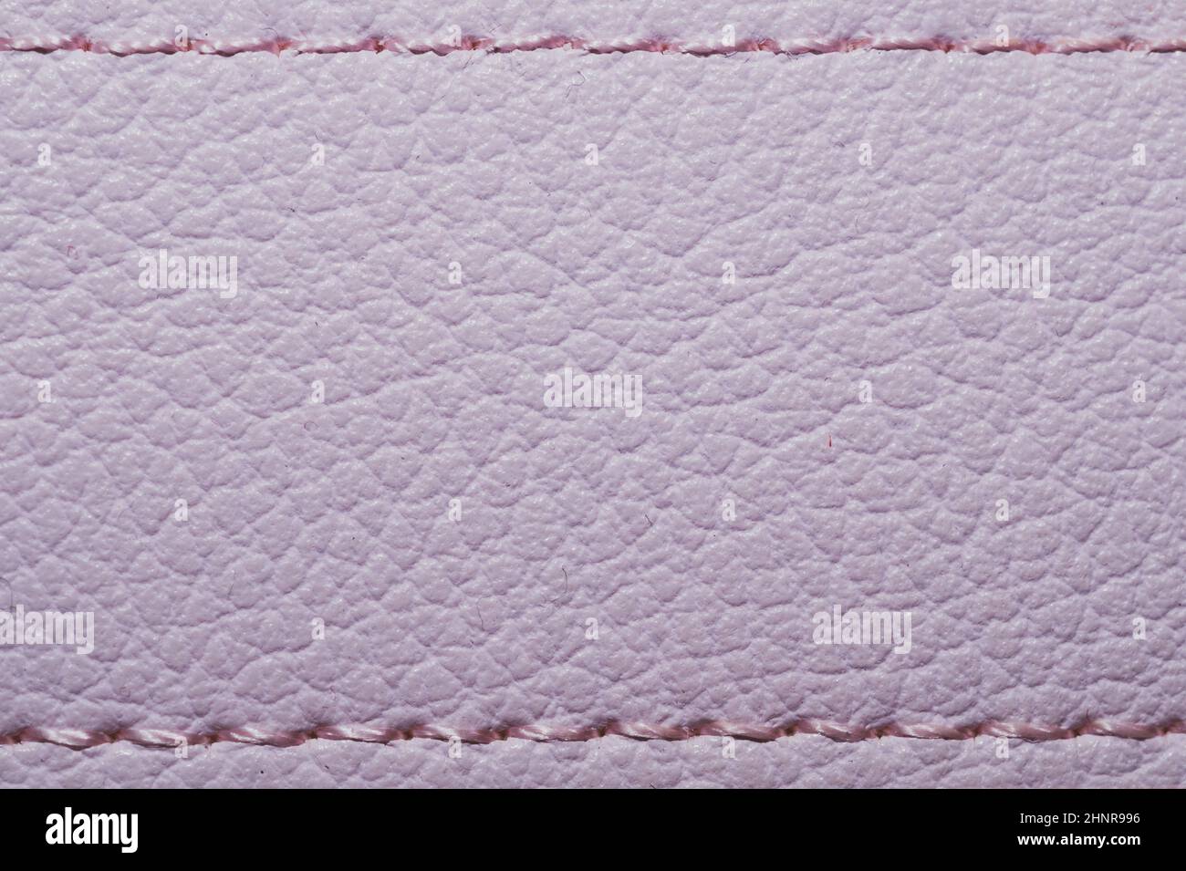 Leather texture with linear stitches. material with seams Stock Photo