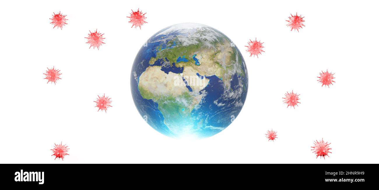 World economy and corona virus concept. The impact of coronavirus on ...