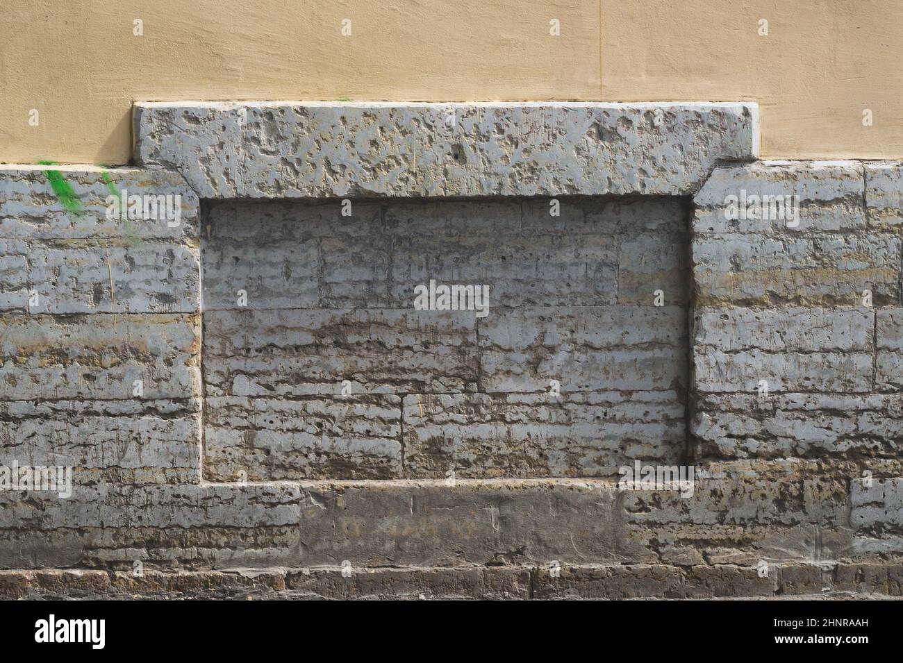 Rough wall of ancient house. uneven surface Stock Photo - Alamy