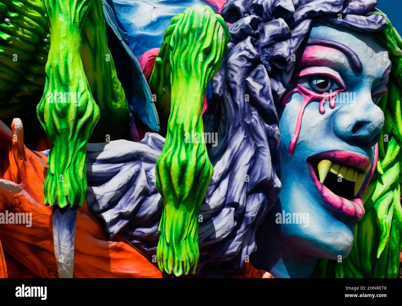 Colourful Detail from a Carnival Float in Malta Stock Photo Alamy