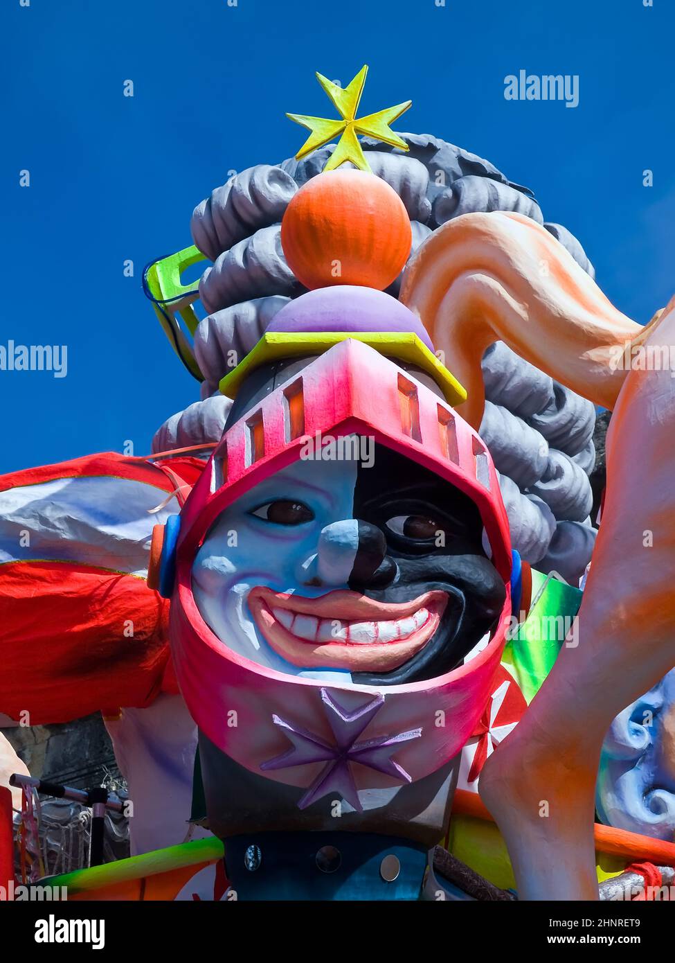 Colourful Detail from a Carnival Float in Malta Stock Photo Alamy
