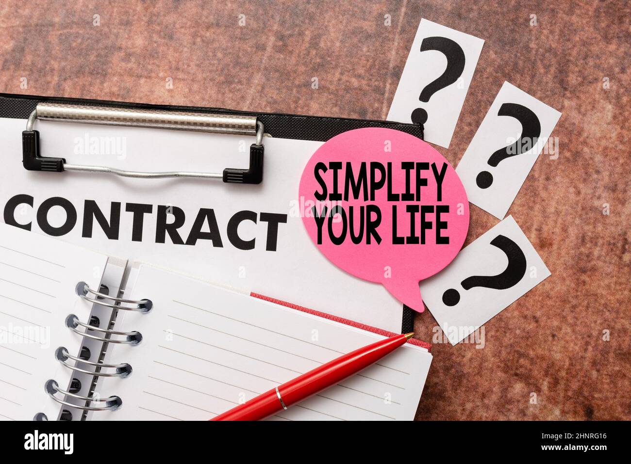 Sign displaying Simplify Your Life, Word Written on focused on important and let someone else worry about less ones Drafting New Contract, Creating Ag Stock Photo