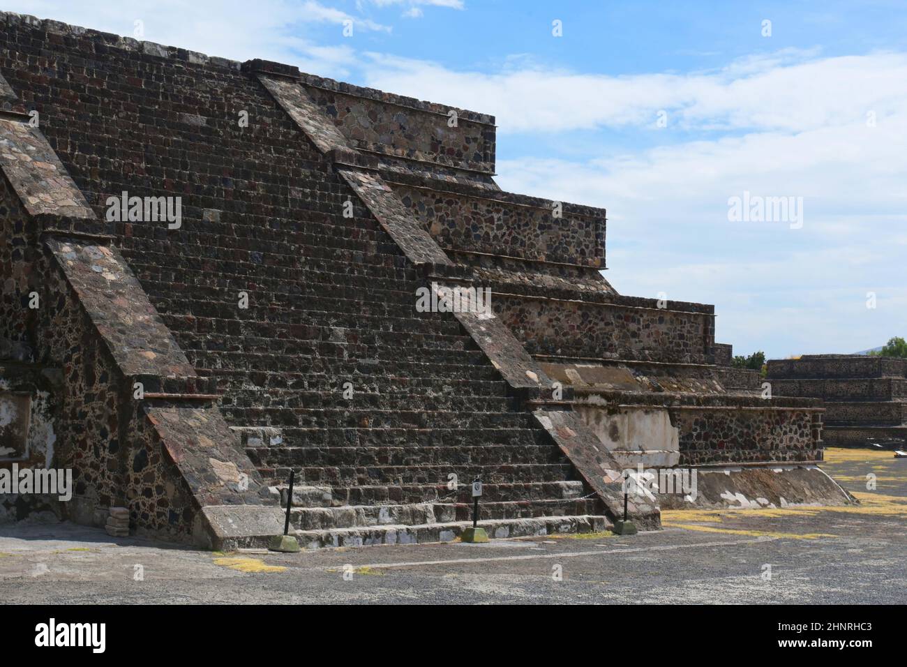 Pyramids of Teotihuacan, Mexico Archaeological Zone Stock Photo