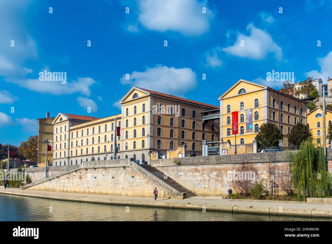 view to famous Art school in Lyon, France Stock Photo
