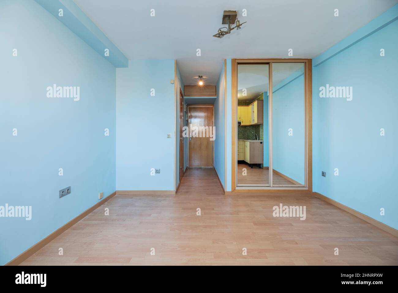 View of Photo of a studio apartment in Los Angeles with sliding glass-door ...