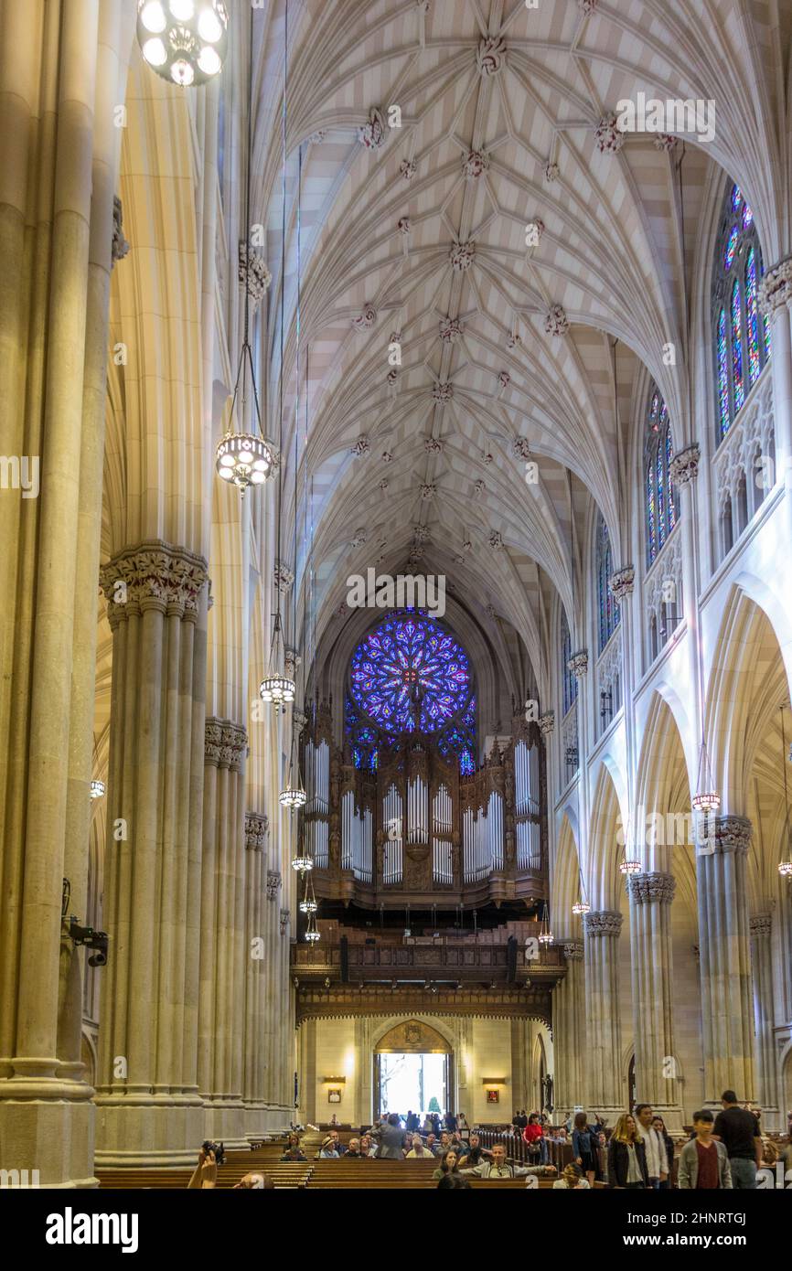 The cathedral of st patrick is a neo gothic style roman catholic