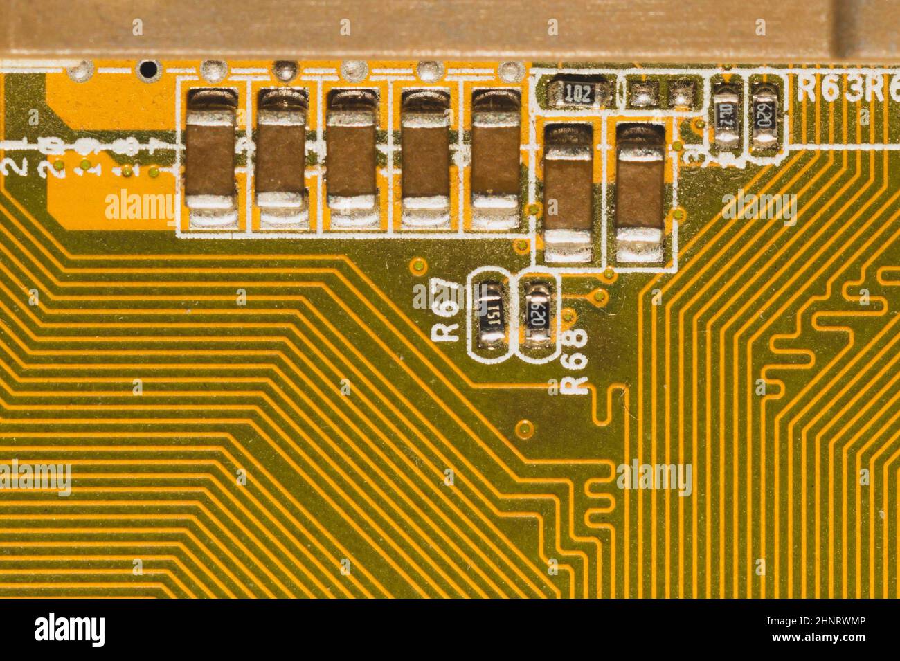 Electronic circuit board abstract background. computer motherboard ...