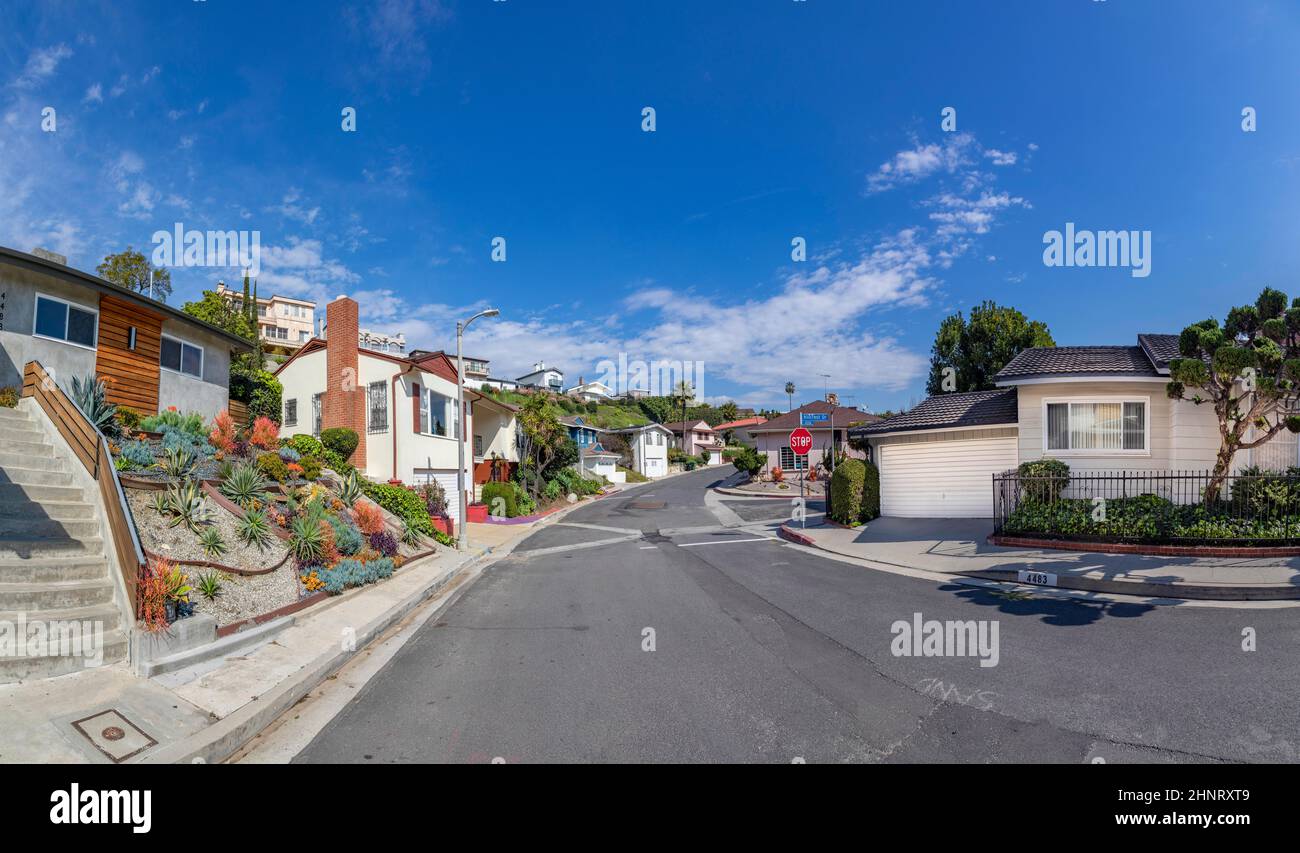 Beautiful living area in Crenshaw. Crenshaw District, is a neighborhood in the South Los Angeles region of Los Angeles, California. Stock Photo