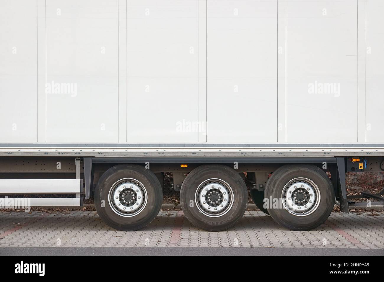 Cargo Truck Detail Stock Photo