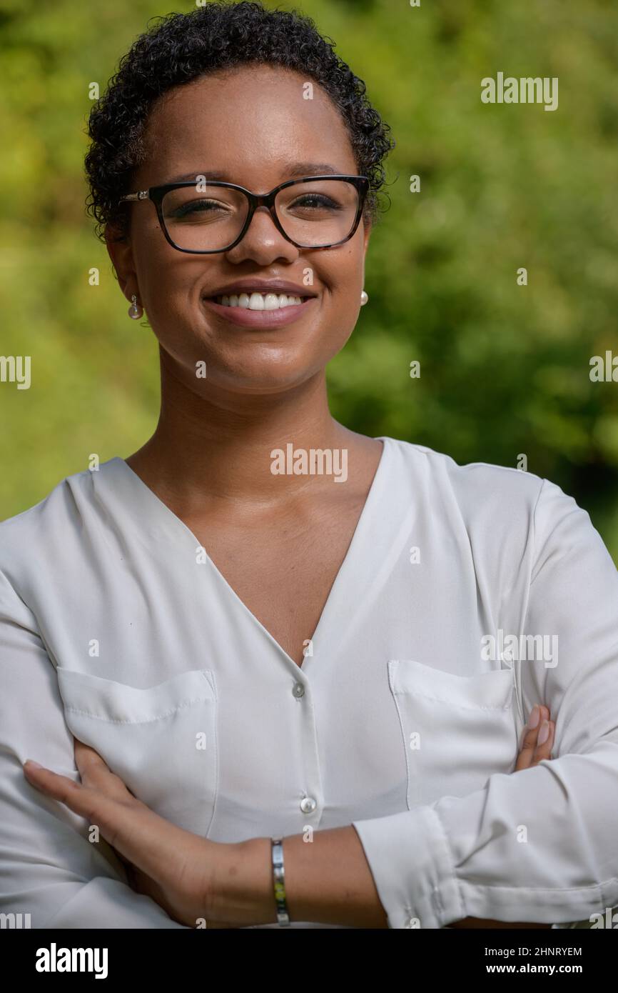 Beautiful young black african hi-res stock photography and images - Alamy