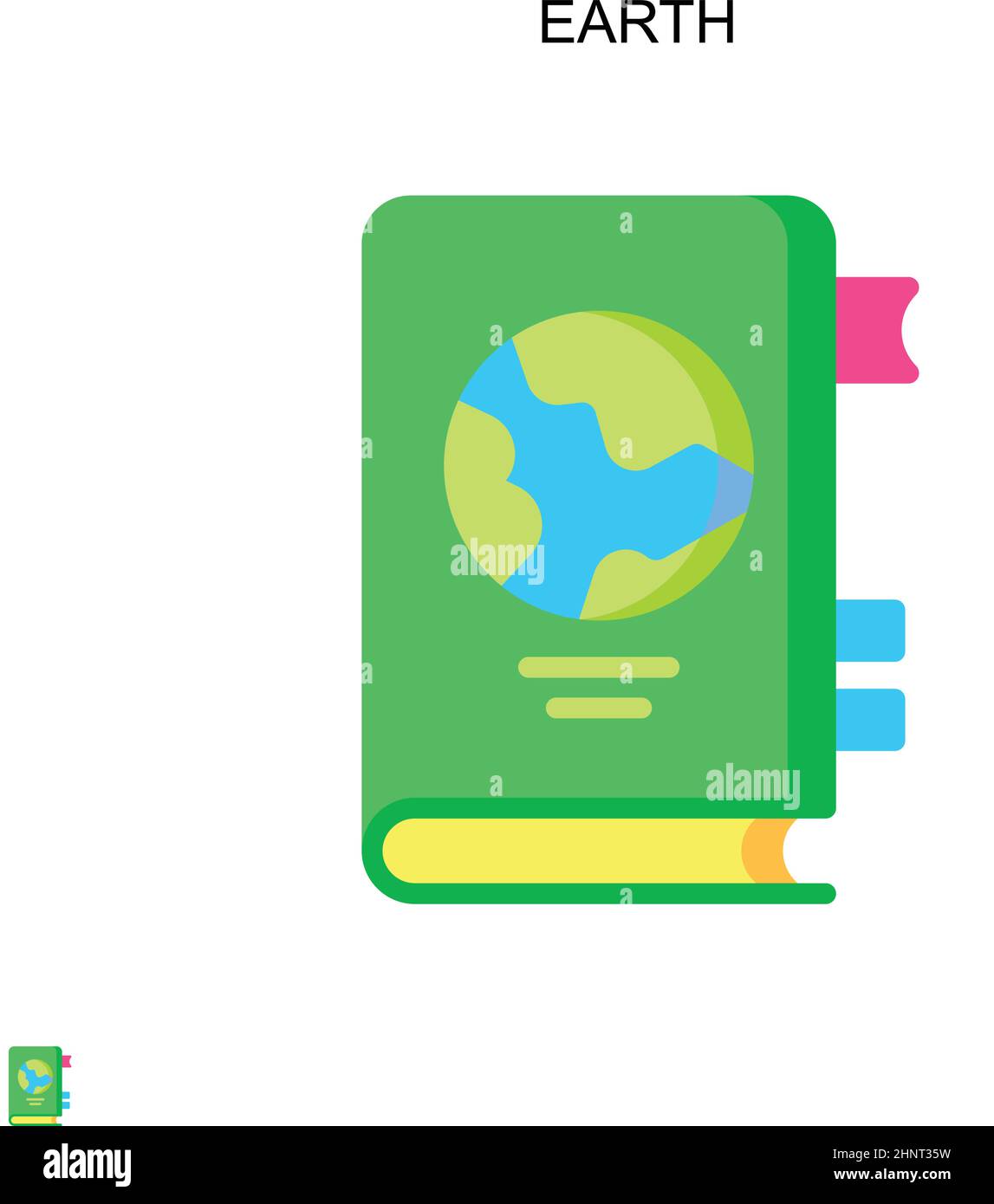 Earth Simple vector icon. Illustration symbol design template for web ...