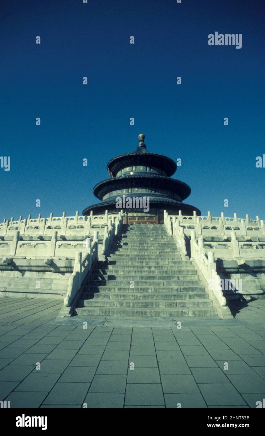 CHINA BEIJING TEMPLE OF HEAVEN Stock Photo