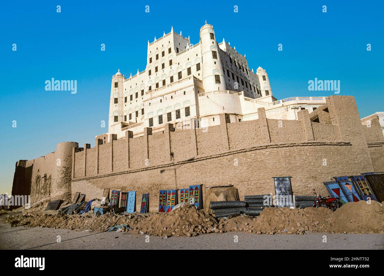 Sultans Palace, Seyun, Wadi Hadramaut, South Yemen Stock Photo