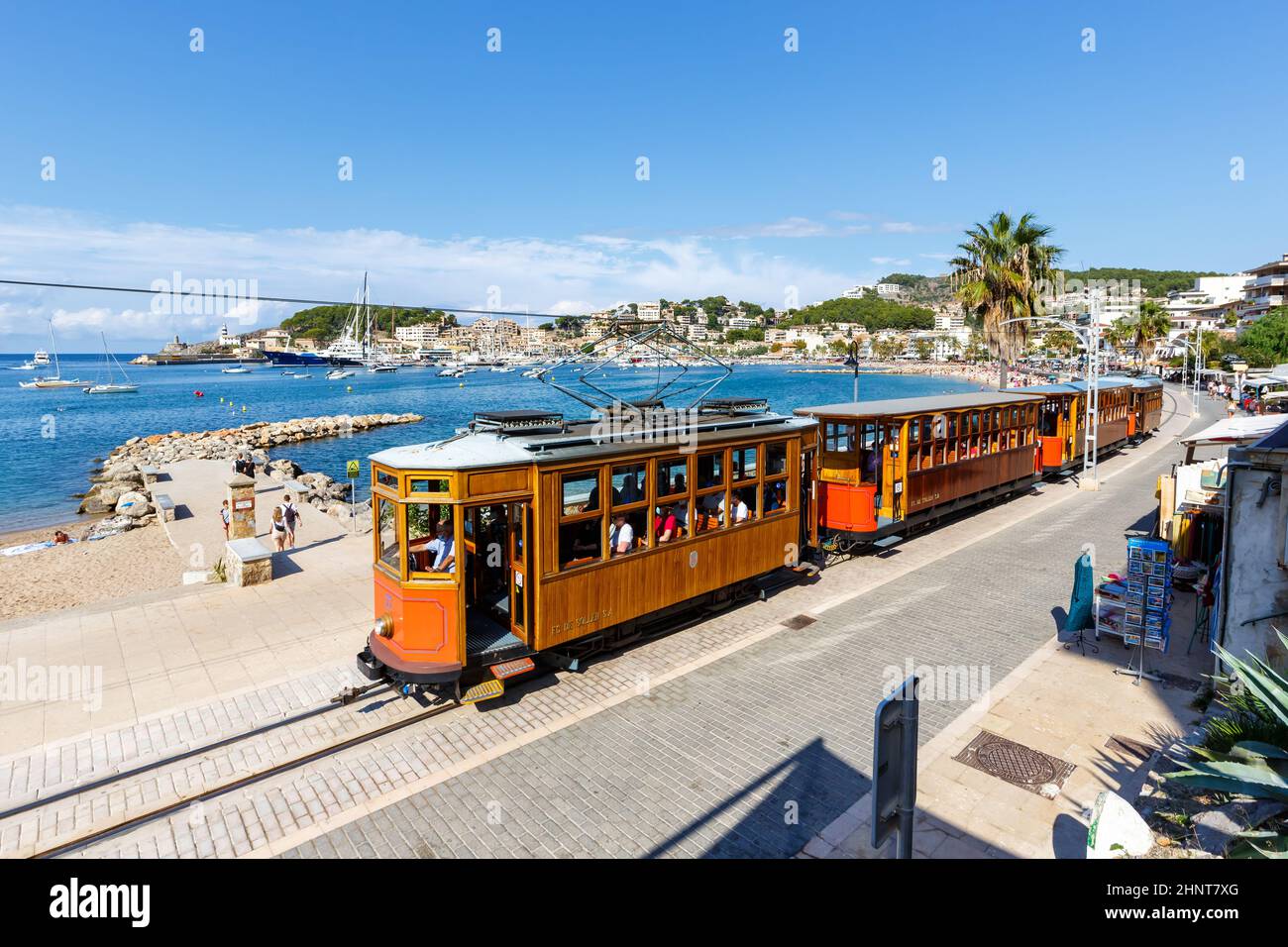 Ancient Tram Tranvia De Soller Public Transport Transit Transportation 
