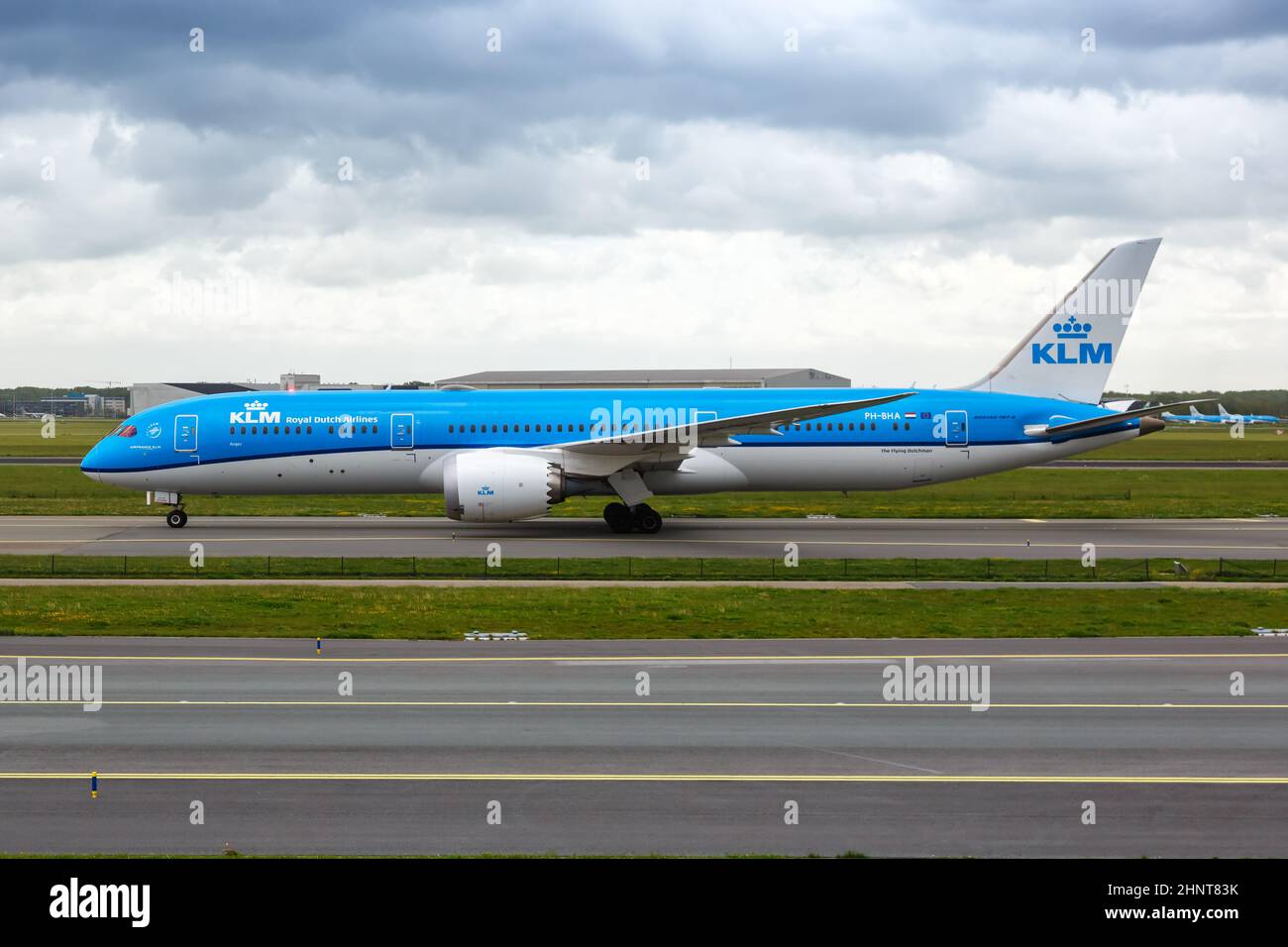 KLM Royal Dutch Airlines Boeing 7879 Dreamliner airplane Amsterdam
