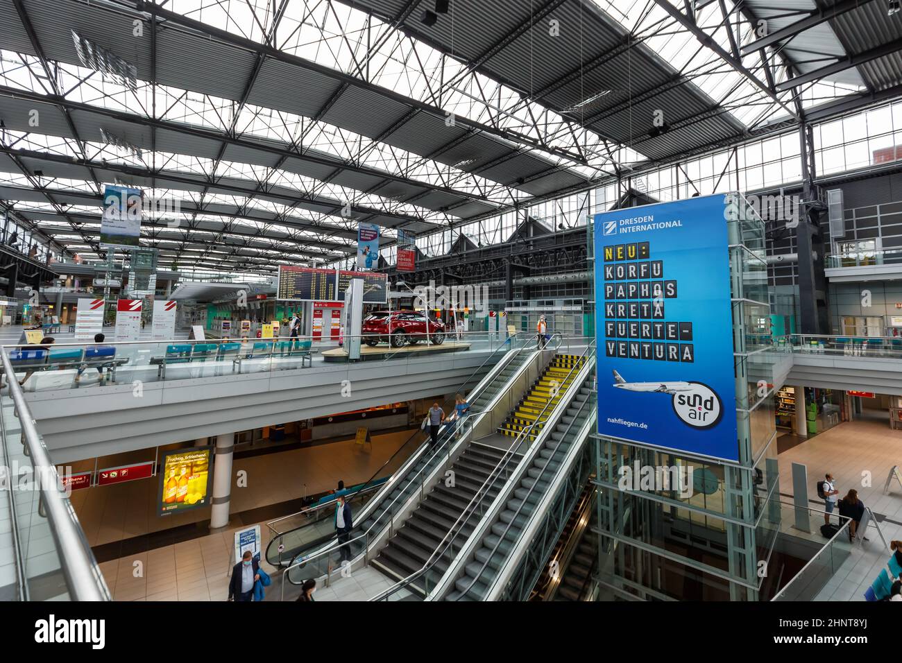 Dresden Airport DRS Terminal in Germany Stock Photo