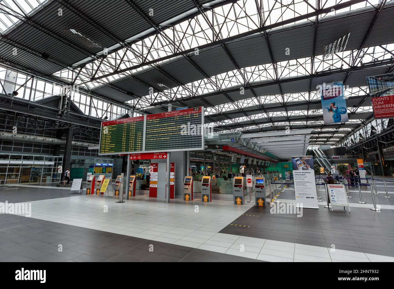 Dresden Airport DRS Terminal in Germany Stock Photo