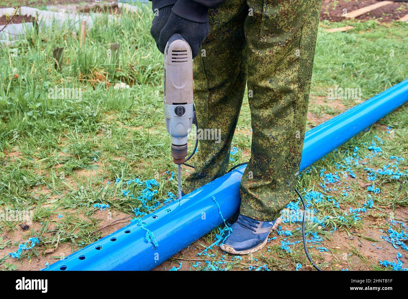 Joint in plastic water pipe hires stock photography and images Alamy