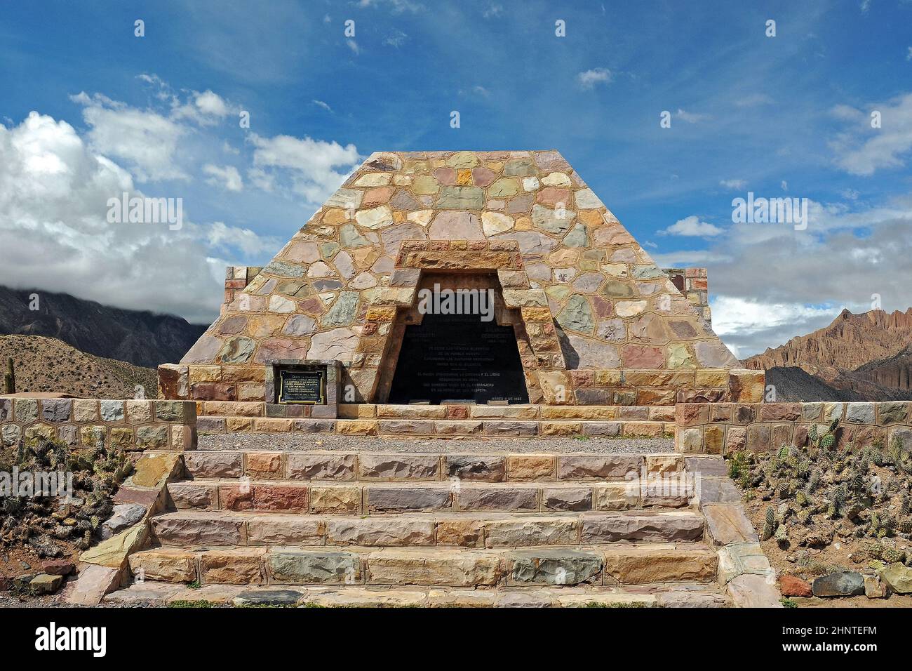 Pucara De Tilcara, pyramids monument, Argentina Stock Photo