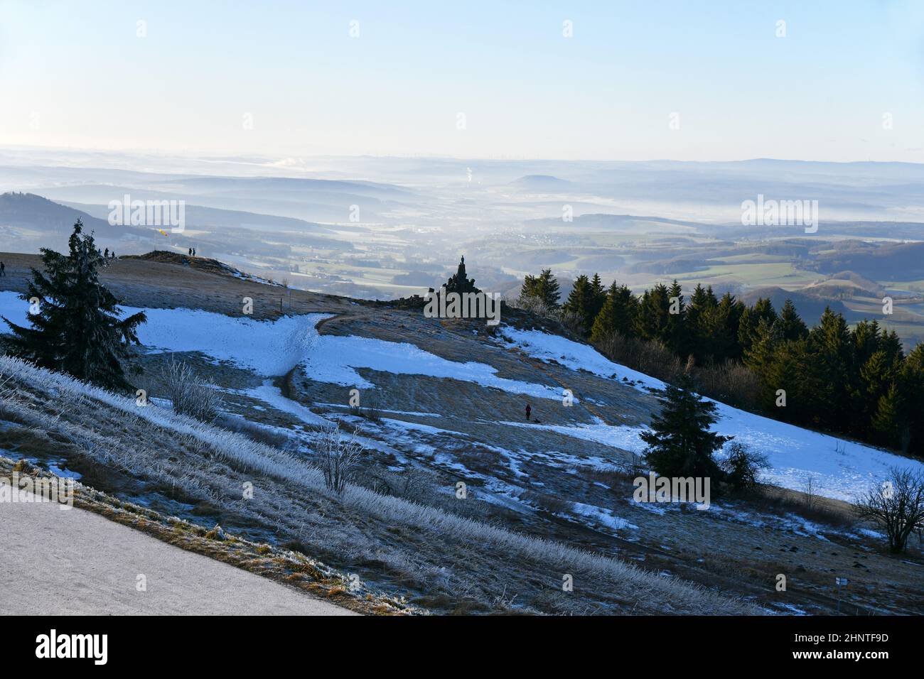 The Wasserkuppe, mountain in the Rhön Stock Photo - Alamy