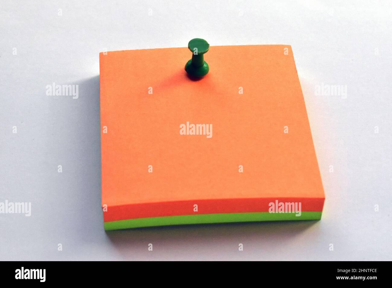 Postit notes on a white background Stock Photo Alamy