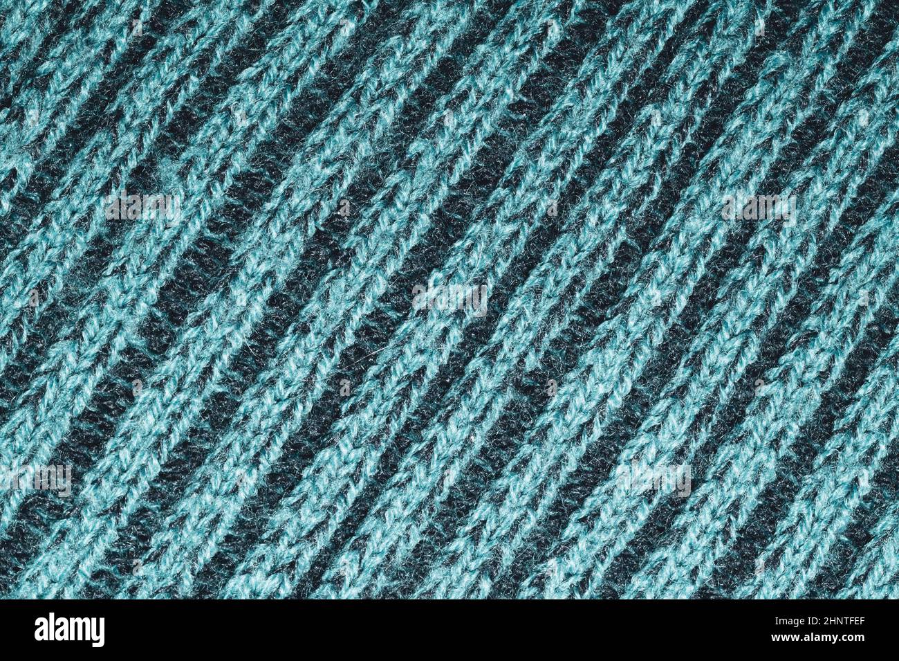 Blue fabric texture. knitted textile background. woven material close ...