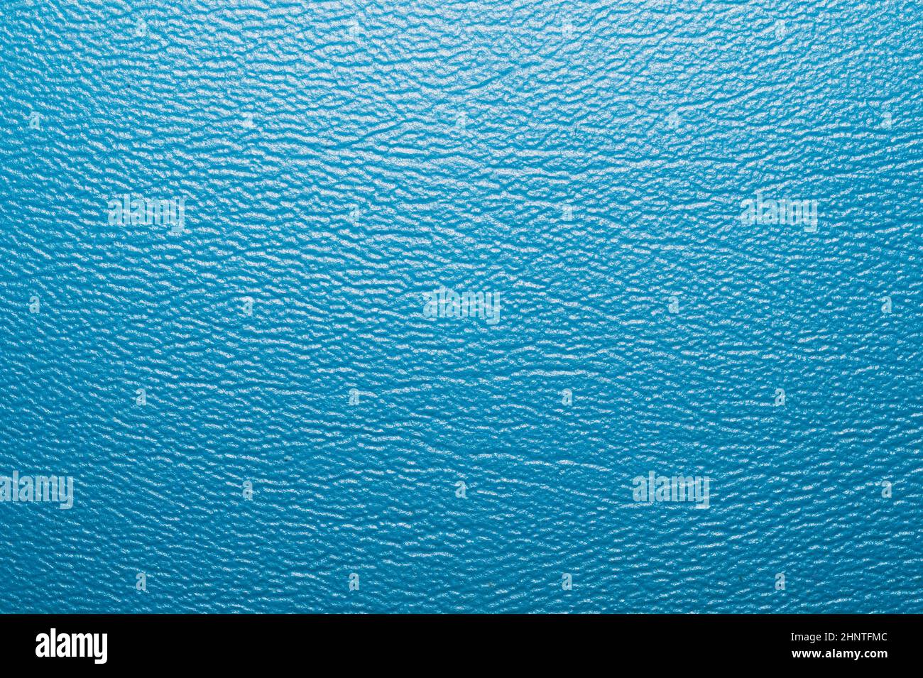 Blue leather texture background. rough material close up Stock Photo