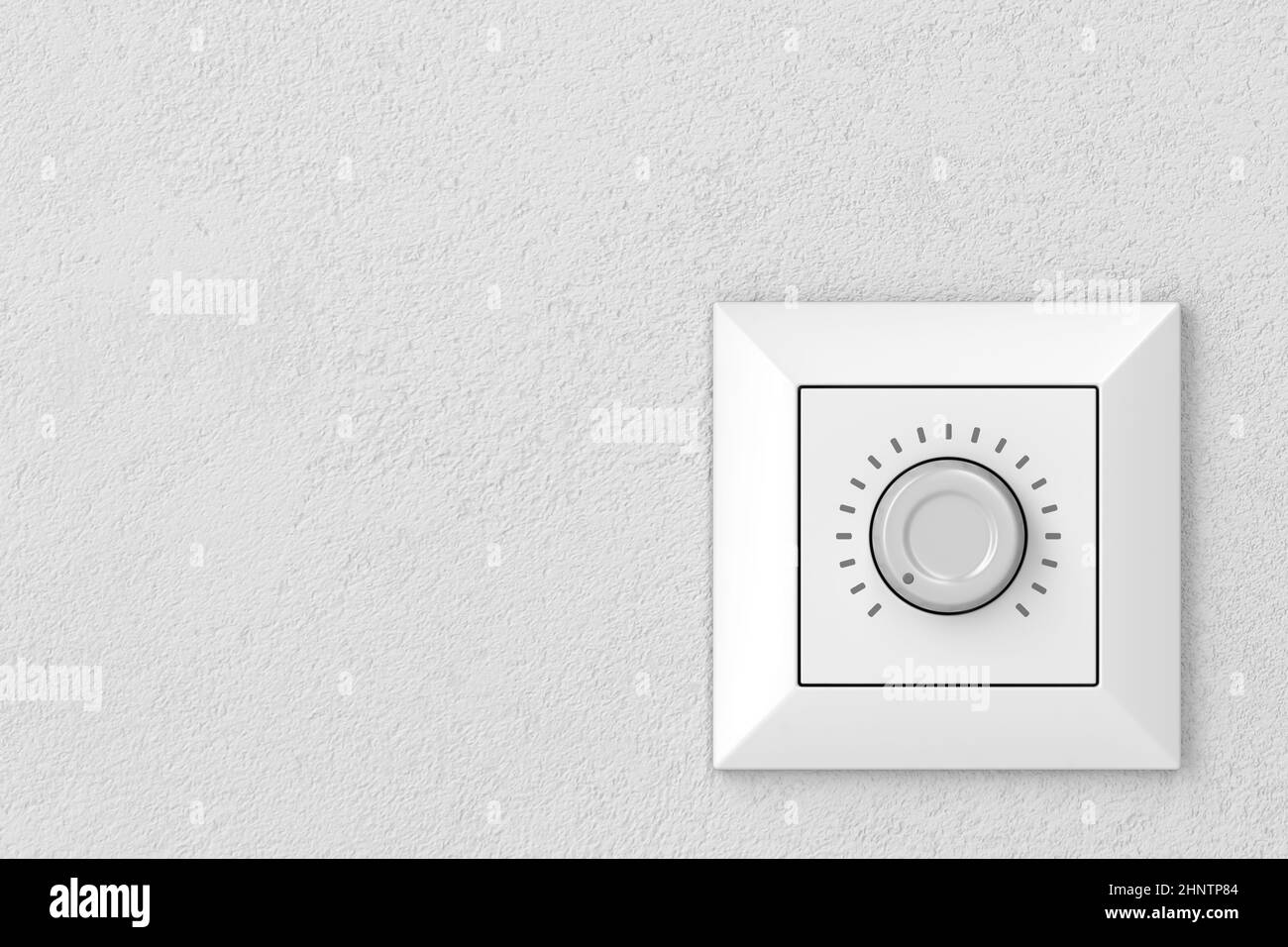 Dimmer light switch on a wall Stock Photo Alamy